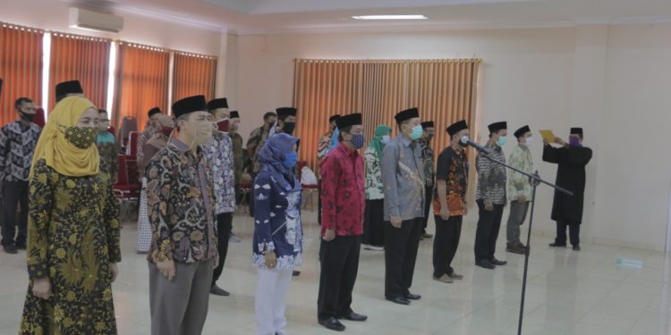 Rektor IAIN Syekh Nurjati Lantik 27 Pejabat