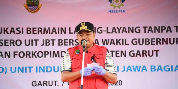 Uu Ruzhanul Resmikan Saber Lekat, Cegah Gangguan Listrik Akibat Layangan Berkawat