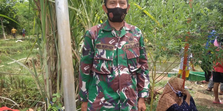 Babinsa Argasunya akan Terus Lakukan Sosialisasi Prokes