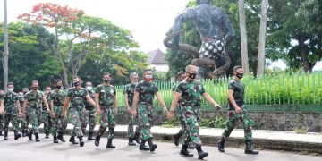 Pererat Harmonisasi, Korem 063/SGJ Laksanakan Hanmars dengan Gerak Jalan 10 KM