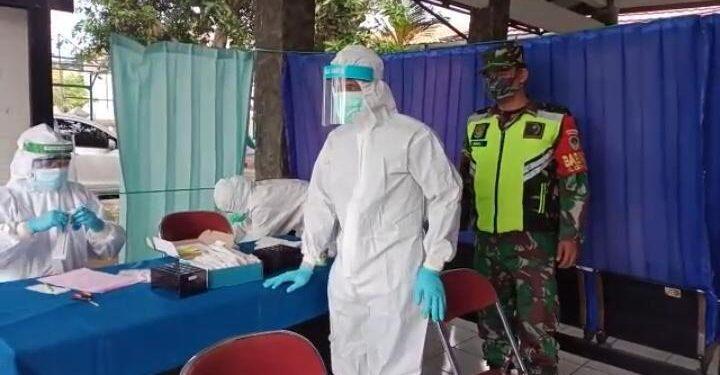 Danramil 1403 Himbau Masyarakat Tak Takut Swab Test