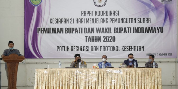 KPU Indramayu Gelar Rakor Kesiapan Pemungutan Suara