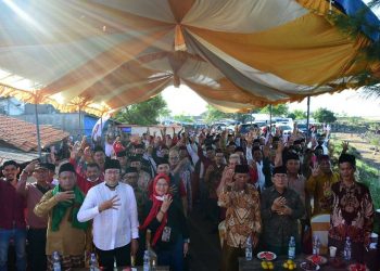 Ratusan Kiai Kampung Deklarasikan Dukung Nina-Lucky