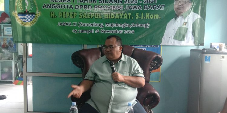 Saat Reses, Pepep Terima Keluhan Terkait Mutasi Kasek Setingkat SLTA