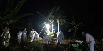 Satgas Covid-19 Majalengka Kembali Memakamkan Pasien Positif Covid-19