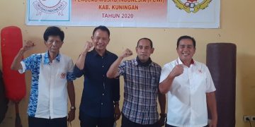 Putu Gantikan Ajat Pimpin Pengcab Wushu Kuningan