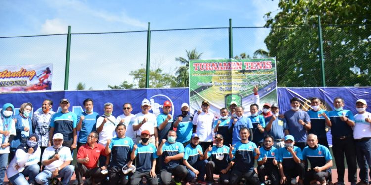 Diikuti 92 Peserta, Turnamen Tenis HUT Korpri Berlangsung Meriah