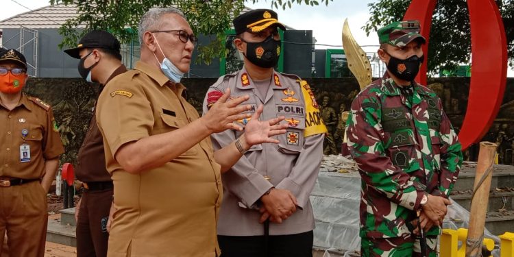 Bupati Bersama Forkopimda Tinjau Pasar dan Taman Kota