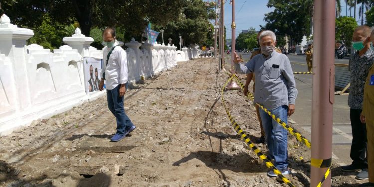 Proyek Alun-alun Kejaksan Lambat Karena Force Majeure