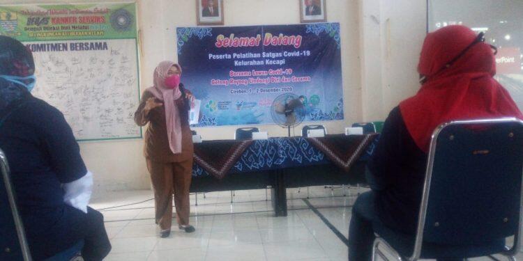 Satgas Covid-19 Kelurahan Kecapi Ikuti Pelatihan Bersama Lawan Covid-19