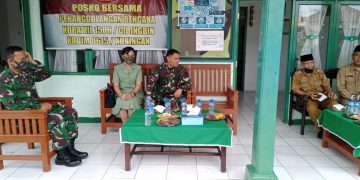 Dandim Kuningan Lakukan Kunjungan Perdana ke Koramil Cibingbin