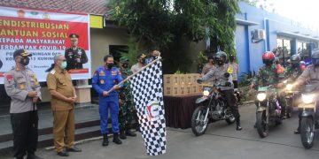 Kapolda Jabar Apresiasi Penyaluran Sembako di Polres Kuningan