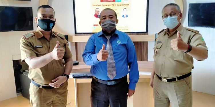 KPCPEN - Diskominfo Gelar Seminar Online Pemulihan Ekonomi