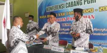 Wahyo Terpilih Menjadi Ketua PGRI Kecamatan Pasaleman