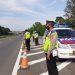Satlantas Polres Ciko Pantau Arus Lalin Tol Palikanci
