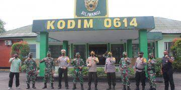 Dandim 0614/Kota Cirebon Sambut Kapolres Cirebon Kota yang Baru.