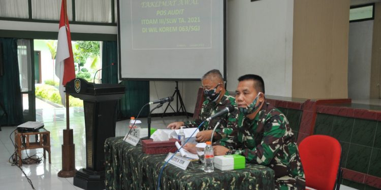 Korem 063/SGJ Terima Kunjungan Tim Wasrik dari Itdam III/SLW