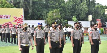 130 Personel Polresta Cirebon Naik Pangkat