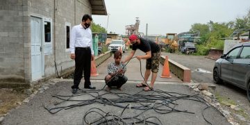 Sindikat Pencuri Kabel Dibekuk Satreskrim