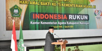 Acep Hadiri Peringatan Hari Amal Bakti ke-75 Kemenag