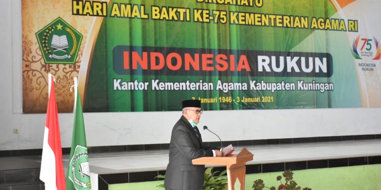 Acep Hadiri Peringatan Hari Amal Bakti ke-75 Kemenag