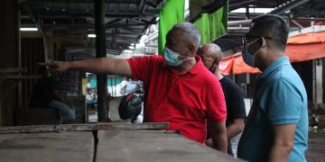 Bupati Monitoring Lokasi Rencana Revitalisasi Pasar Kepuh