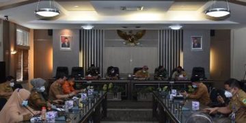 Rakor Gugus Tugas Covid -19, Pelayanan Pasien Jadi Sorotan Bupati
