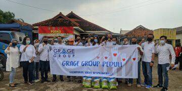 Grage Group Peduli, Salurkan Bantuan untuk Korban Puting Beliung di Desa Slangit 