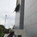 Keramik Dinding Gedung Setda Terkelupas Dihempas Angin Kencang