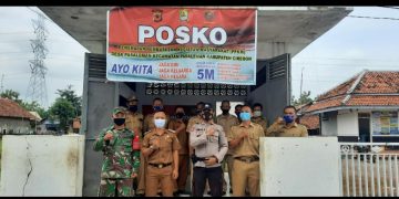 Desa Pasaleman Bangun Posko PPKM Penanganan Covid-19