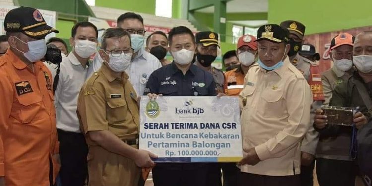 Korban Kebakaran Pertamina Dapat Bantuan Pemprov Jabar