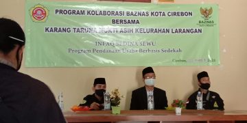 Badan Amil Zakat Nasional (Baznas) Kota Cirebon, dalam penyaluran Zakat, Infaq dan Sedekah (ZIS), memberikan