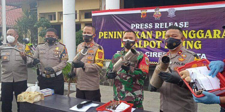 Puluhan Motor Knalpot Bising Diamankan Polisi