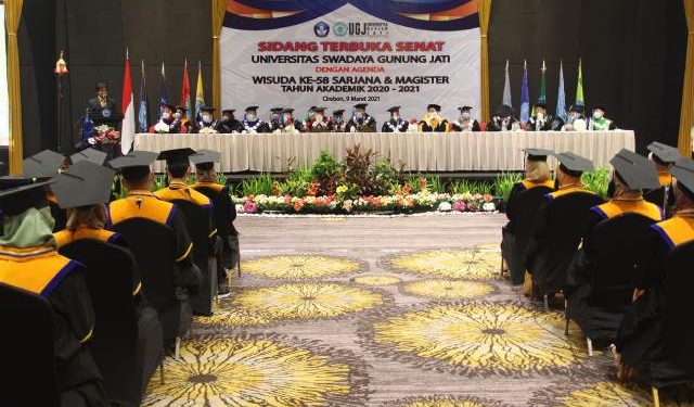 UGJ/Unswagati Gelar Wisuda Offline