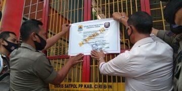 Tindaklanjut Sidak Komisi II DPRD, Satpol PP Segel Kios Mega Gebang