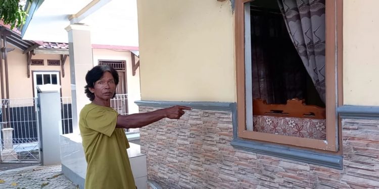 Puluhan Rumah Warga Rusak Terkena Ledakan Kilang Minyak