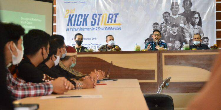 Wakil Bupati Kuningan H. M Ridho Suganda, membuka kegiatan Kick Start Inspiring Generation 2021, Sabtu