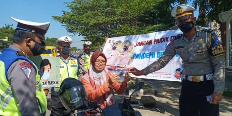 Cegah Pemudik, Polres Indramayu Dirikan Enam Pos Penyekatan