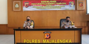 Adanya SOTK Baru, Kapolres Majalengka Ingatkan Kinerja Anggota Harus Lebih Prima