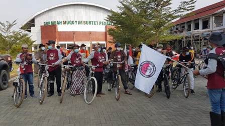 Ratusan Onthelis Hadiri Deklarasi KOAL dan Amarta di Buntet Pesantren