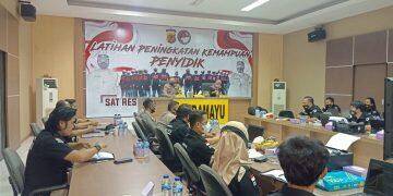 Satresnarkoba Indramayu Dibekali Peningkatan Kemampuan Penyidikan