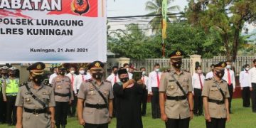 Sejumlah Perwira Polres Kuningan Dimutasi