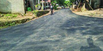 Jalan Poros Desa Panongan Lor Mulai Diperbaiki