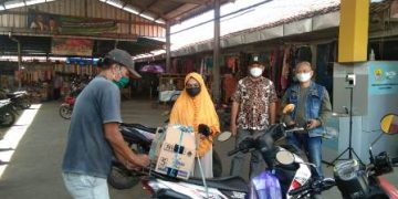 Pengelola Pasar Babakan Perketat Prokes Pengunjung dan Pedagang