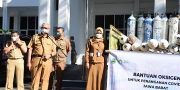 Pemkab Kuningan Terima Bantuan 100 Tabung Oksigen