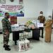 Babinsa Desa Kalitengah Dampingi Pembagian Sembako