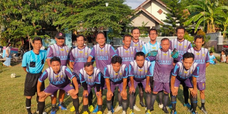 Laga Persahabatan, Pemdes Karangwangun Tumbangkan Pemdes Babakan Gebang