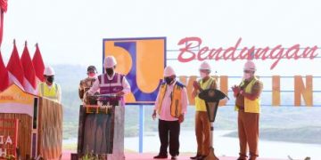 Kado Hari Jadi Kuningan, Bendungan Kuningan Diresmikan Presiden Jokowi