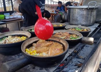 Bubur Bakar Artamara Si Panas, Menggiurkan, Bikin Nagih