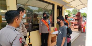Polres Ciko Berlakukan Scan QR Code Bagi Pengunjung